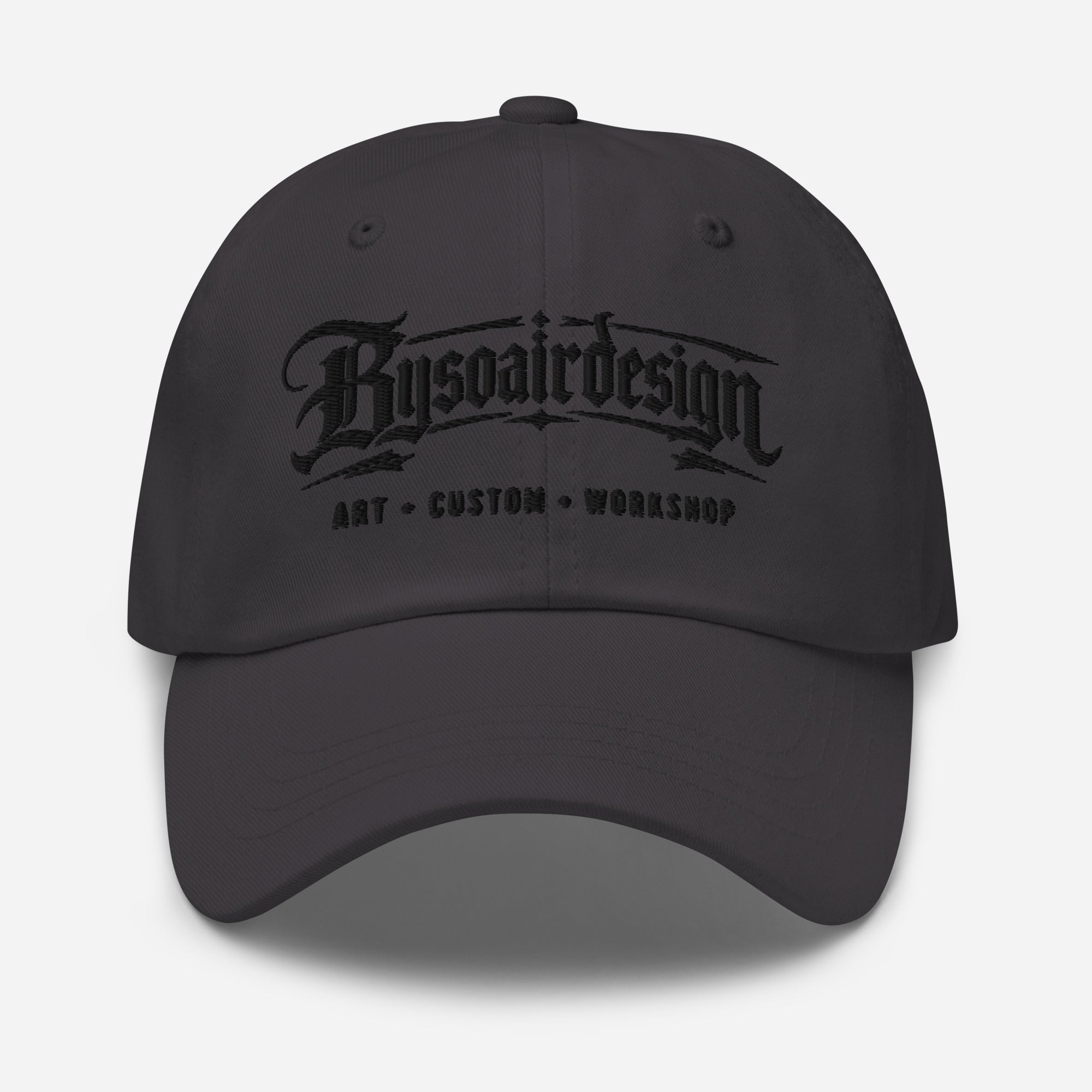 Embroidered Dad Hat | SIGNATURE CAP Black Logo | Bysoairdesign